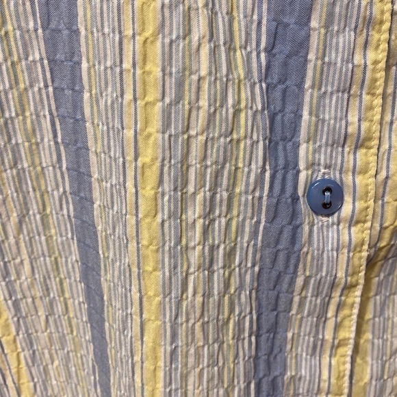 B womens Allison Daley button front 3/4 sleeve plus size blouse 18 W. EUC - Picture 2 of 4